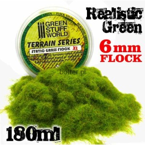 NYLON FLOCK XL 6MM - REALISTIC GREEN - 180ML