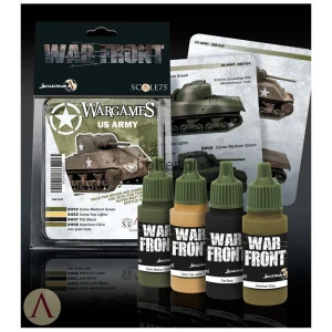 SCALE75 WARFRONT PAINT SET - US ARMY AFV