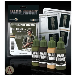 SCALE75 WARFRONT PAINT SET - US ARMY 1944-1945