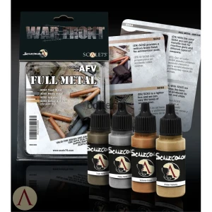 SCALE75 WARFRONT PAINT SET - FULL METAL