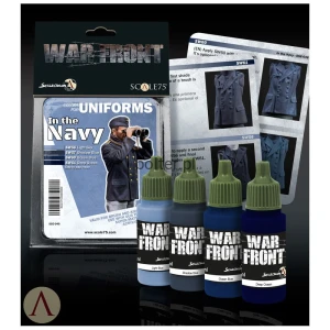SCALE75 WARFRONT PAINT SET - IN THE NAVY