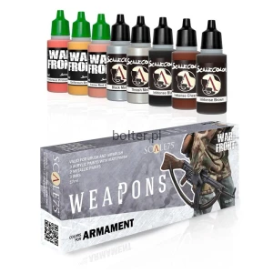 SCALE75 WARFRONT PAINT SET - WEAPONS