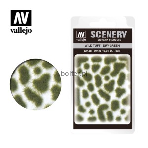 Wild Tuft – Dry Green (2mm)