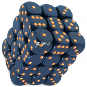 OPAQUE D6 OF 36: Dusty Blue w/copper