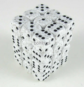 Speckled D6 Set of 36: Arctic Camo