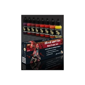 SCALE75 PAINT SET - BLOOD AND FIRE COLORS