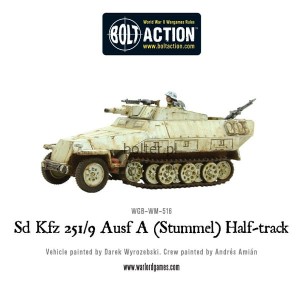 Sd.Kfz 251/9 Ausf D (Stummel) Half track