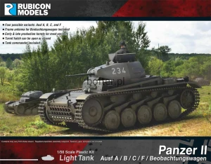 Rubicon Panzer II Ausf A / B / C / F / Beobachtungswagen Light Tank