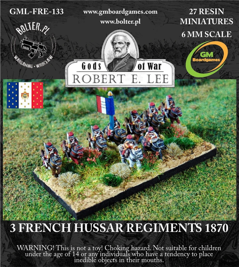 GML-FRE-123 3 French Hussar Regiment 1870 (kepi) F.jpg