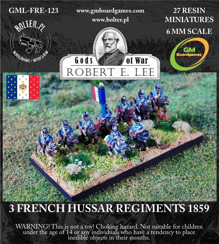 GML-FRE-123 3 French Hussar Regiment 1859 (shako) F.jpg