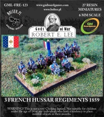 GML-FRE-123 3 French Hussar Regiment 1859 (shako) F.jpg