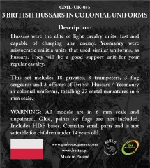 GML-UK-055 3 British Hussars Yeomanry Brigades in colonial uniforms T.jpg