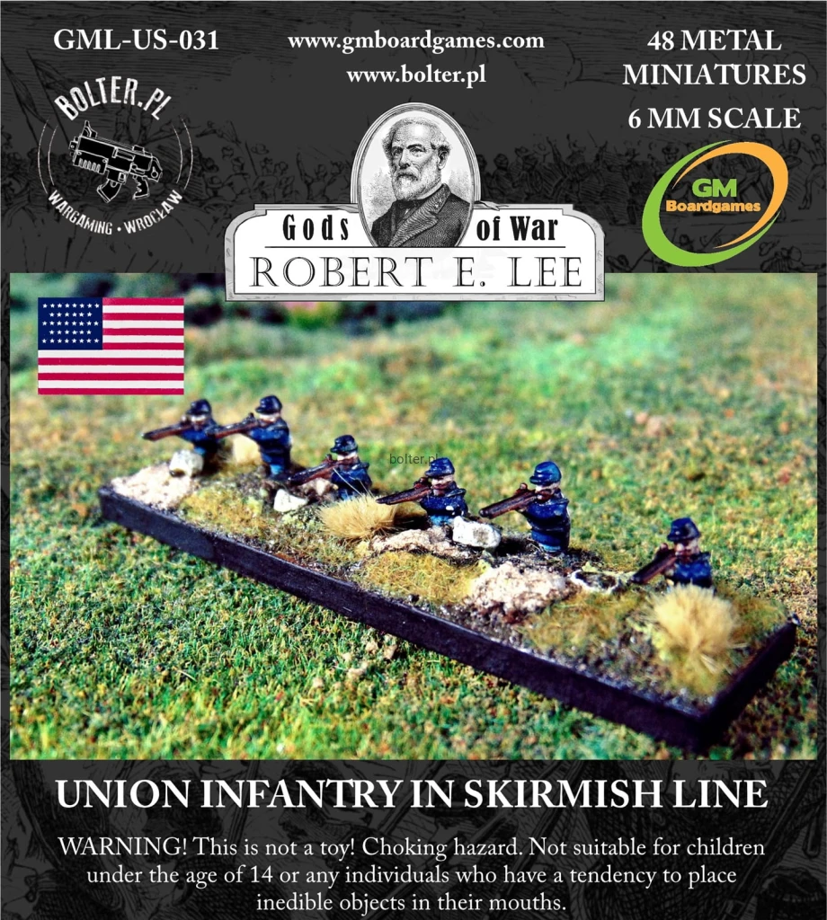 GML-US-031 Union Infantry in Skirmish Line (metal) F.jpg