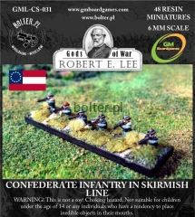 GML-CS-031 Confederate Infantry in Skirmish Line F.jpg