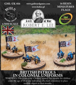 British Patrols in colonial uniforms