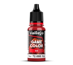 VALLEJO 72086 Game Color Ink 18 ml. Red