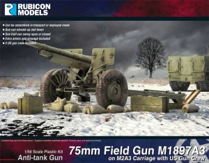 Rubicon M2A3 75mm Field Gun with Crew