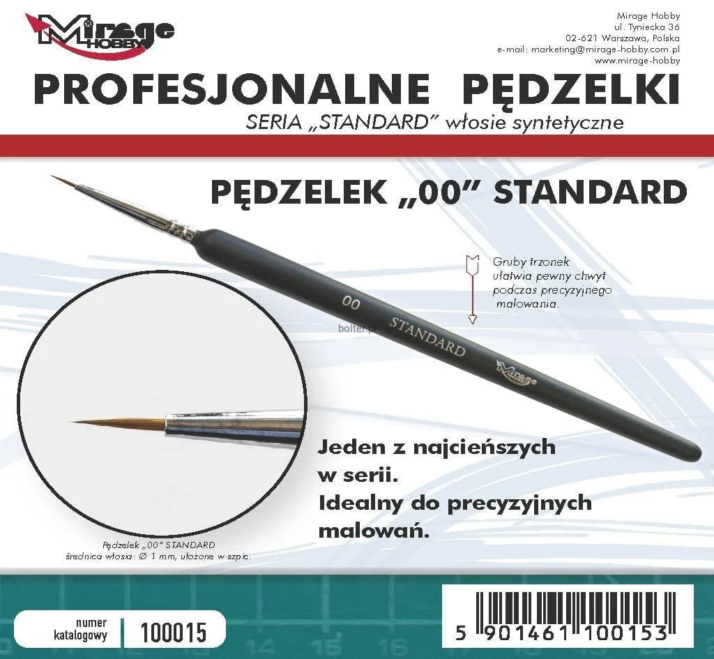 PĘDZEL MIRAGE 100015 STANDARD nr 2 0 (włosie syntetyczne).jpg