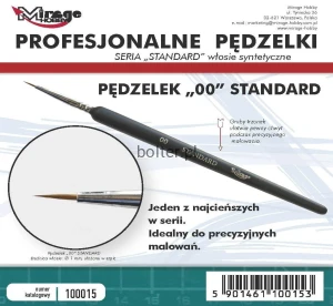 PĘDZEL MIRAGE 100015 STANDARD nr 2/0 (włosie syntetyczne)
