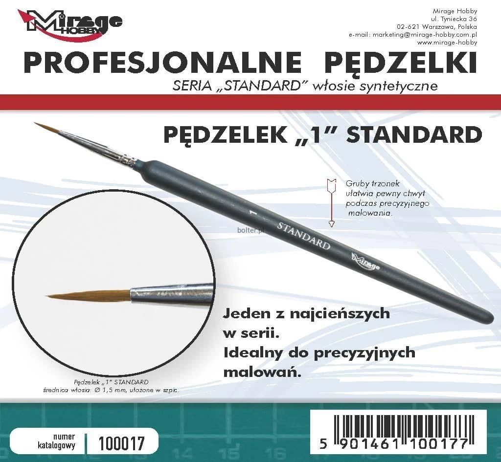 PĘDZEL MIRAGE 100017 STANDARD nr 1 (włosie syntetyczne).jpg