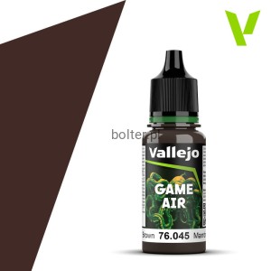 VALLEJO 76045 Game Air 18 ml. Charred Brown