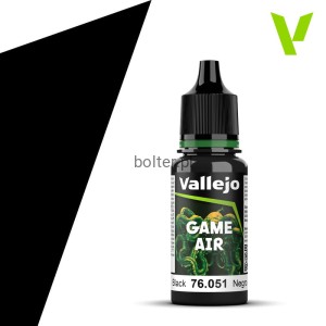 VALLEJO 76051 Game Air 18 ml. Black