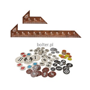 Ogniem i Mieczem - Zestaw miarek i żetonów