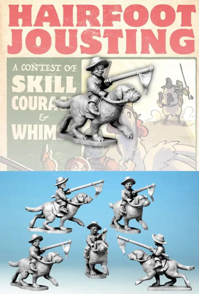 HJH002 - Hairfoot Jouster riding a Dog.webp