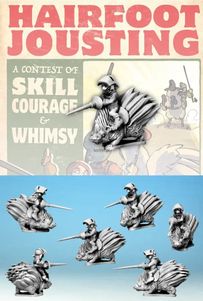 HJH012 - Wartnose Jouster Riding a Porcupine.webp