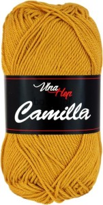 Włóczka Vlna-Hep CAMILLA col. 8190 (musztardowy)