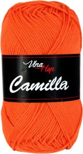 Włóczka Vlna-Hep CAMILLA col. 8194 (marchewkowy)