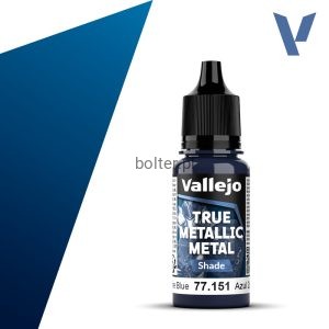 VALLEJO 77151 True Metallic Metal 151 Sapphire Blue - Shade