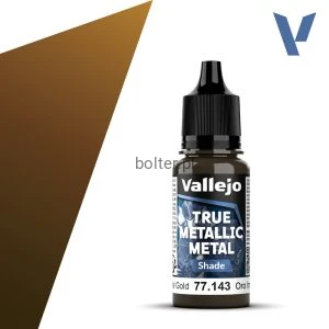 VALLEJO 77143 True Metallic Metal 143 Imperial Gold - Shade