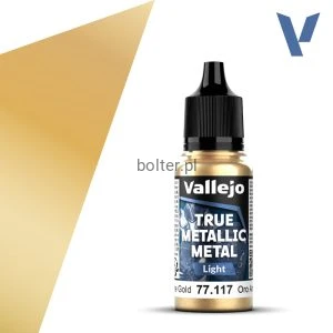 VALLEJO 77117 True Metallic Metal 117 Arcane Gold - Light