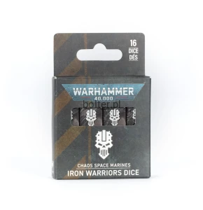WARHAMMER 40000: IRON WARRIORS DICE [Wysprzedane/Sold Out]