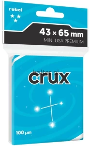 Koszulki na karty Rebel (43x65 mm) Crux Premium, 100 sztuk SZTUK)
