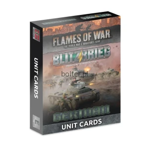 Blitzkrieg German Unit Cards (x42 cards) - Limited Edition