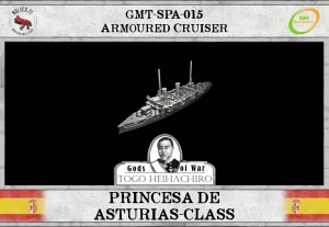 BW: Togo - Spanish Princesa de Asturias-class (Armoured cruiser)