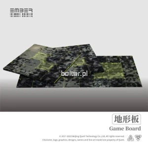 Obsidian Protocol Game board – 90×90 cm