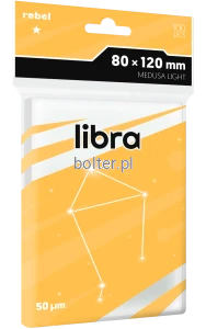 Koszulki na karty Rebel (80x120 mm) Libra Light, 100 sztuk