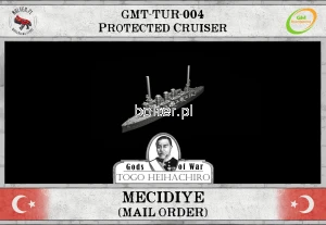 BW: Togo - Ottoman Mecidiye (Protected cruiser) - MAIL ORDER