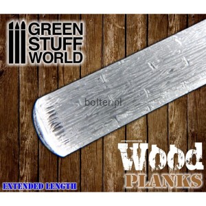 WOOD PLANKS ROLLING PIN