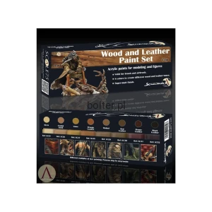 SCALE75 PAINT SET - WOOD AND LEATHER COLORS