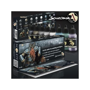 SCALE75 PAINT SET - METAL ALCHEMY - STEEL