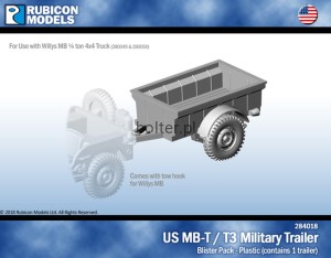 US JEEP MB-T/T3 MILITARY TRAILER