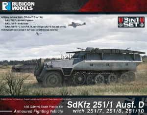 Rubicon Sdkfz 251 Halftrack 3 in 1