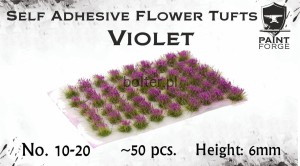 VIOLET FLOWERS 6MM